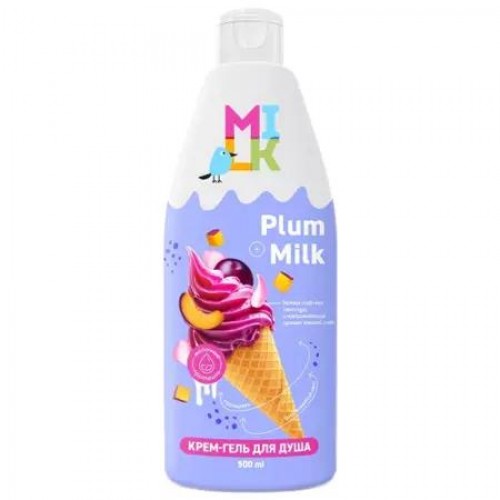 Милк крем гель для душа Молоко и Японская слива 500мл Милк крем гель для душа Молоко и Японская слива 500мл